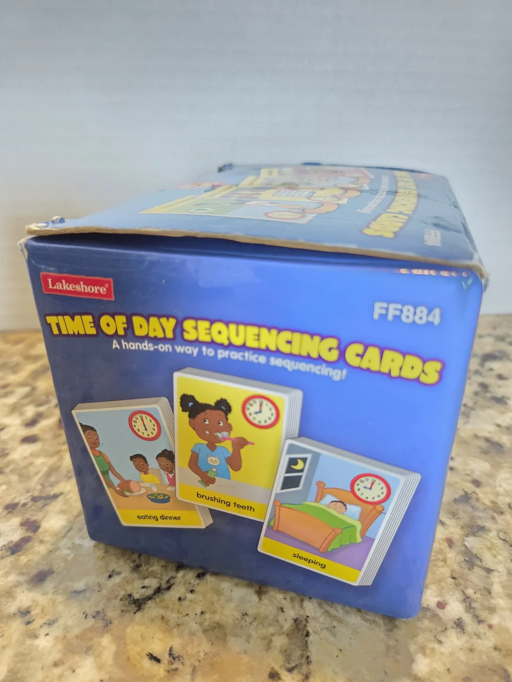 Lakeshore Time Of Day Sequencing Cards Autism Visuals Daily Tasks Educational